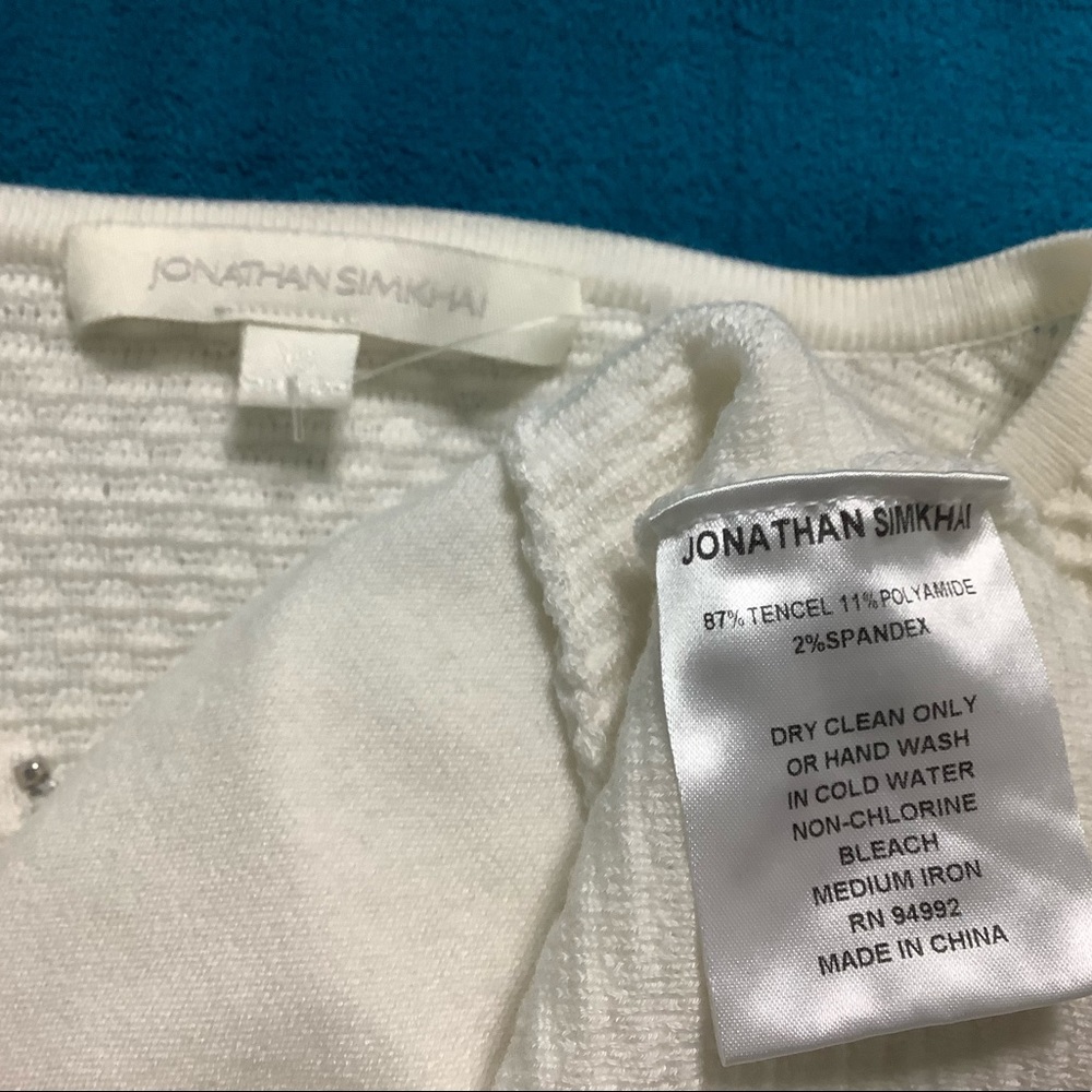 Jonathan Simkhai Cropped Oversized Jacket - image 8